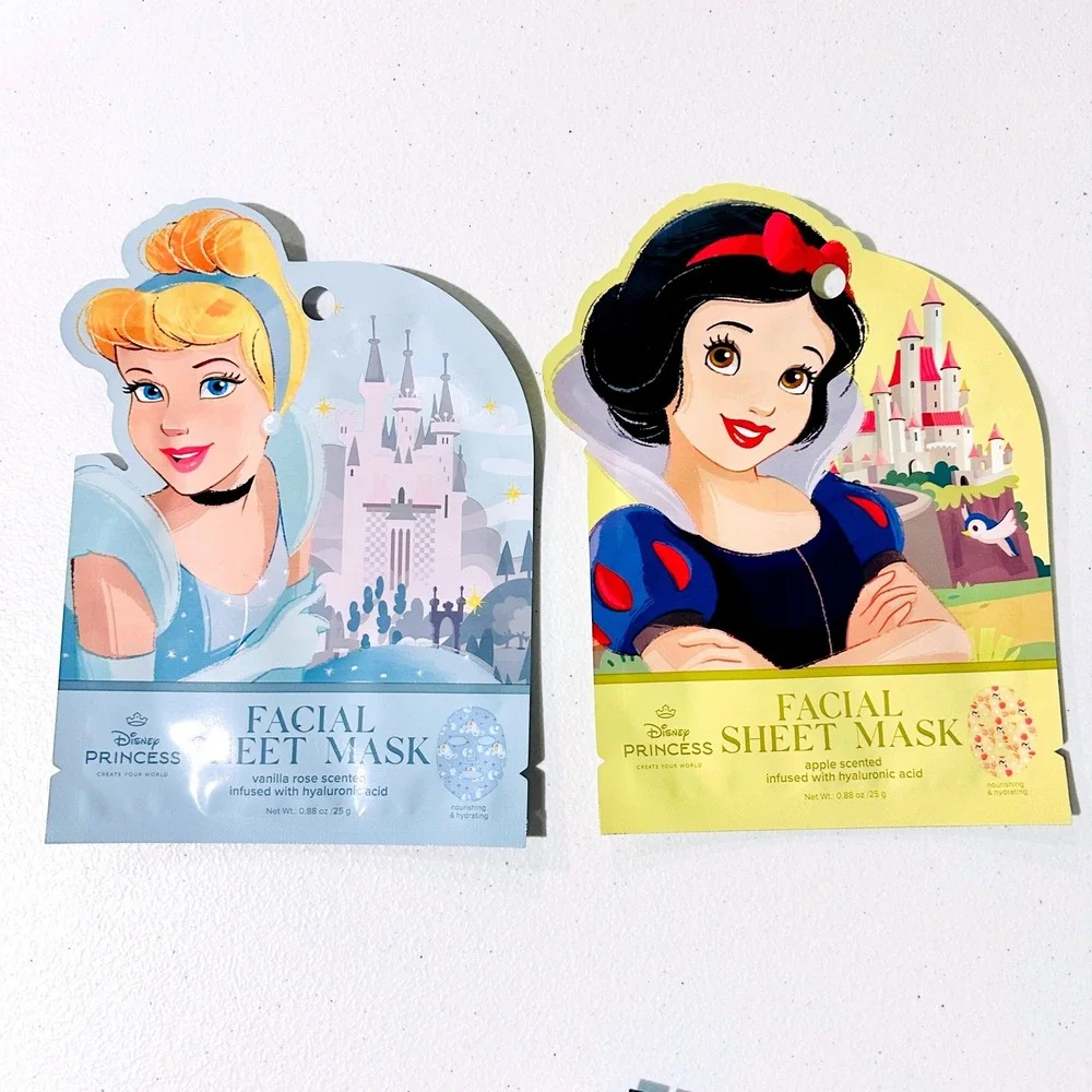 Disney Princess Beauty Bundle Alice in Wonderland Lip Balm Face Mask 8pc Set
